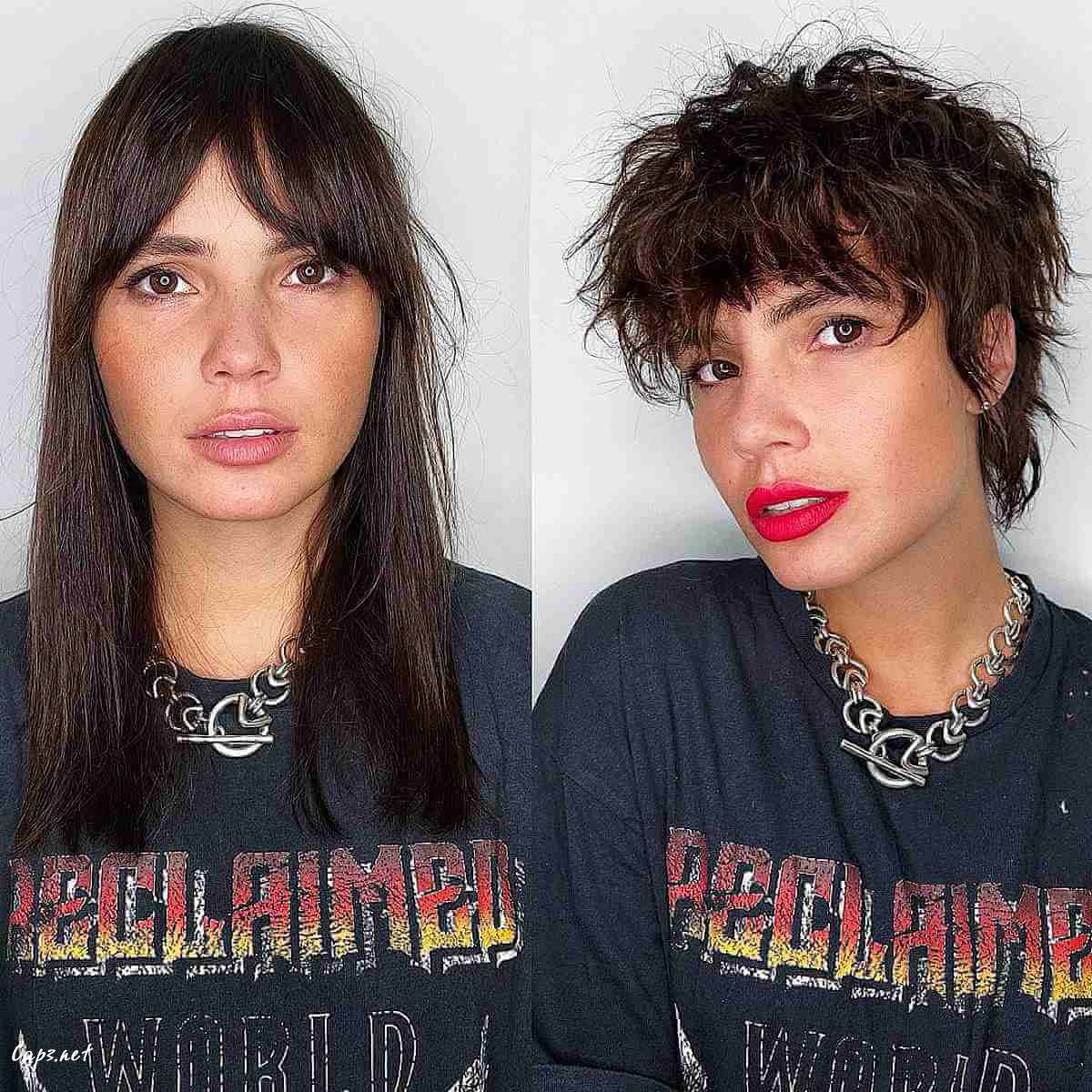 messy rocker pixie haircut makeover