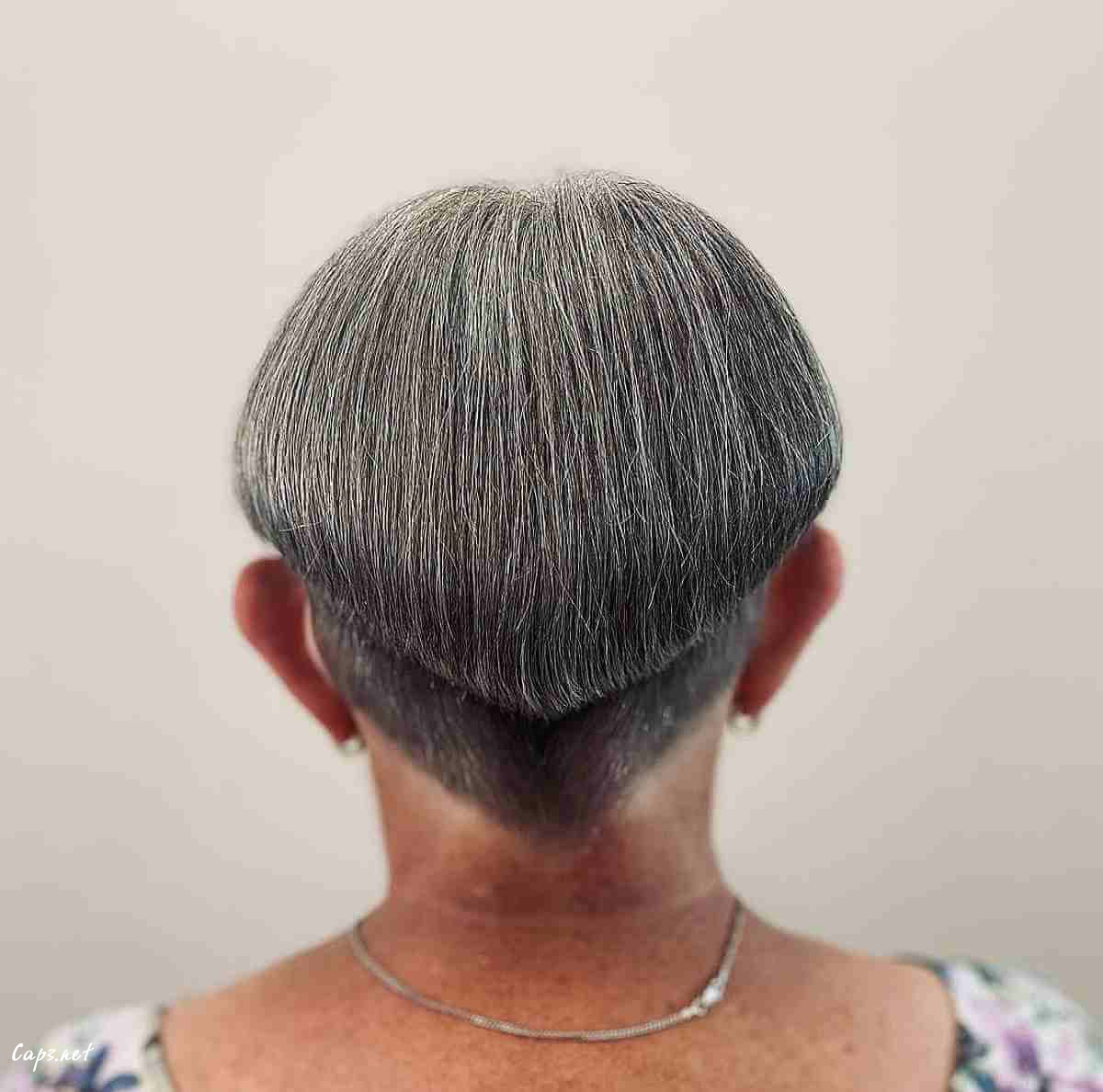 pixie with a v cut nape