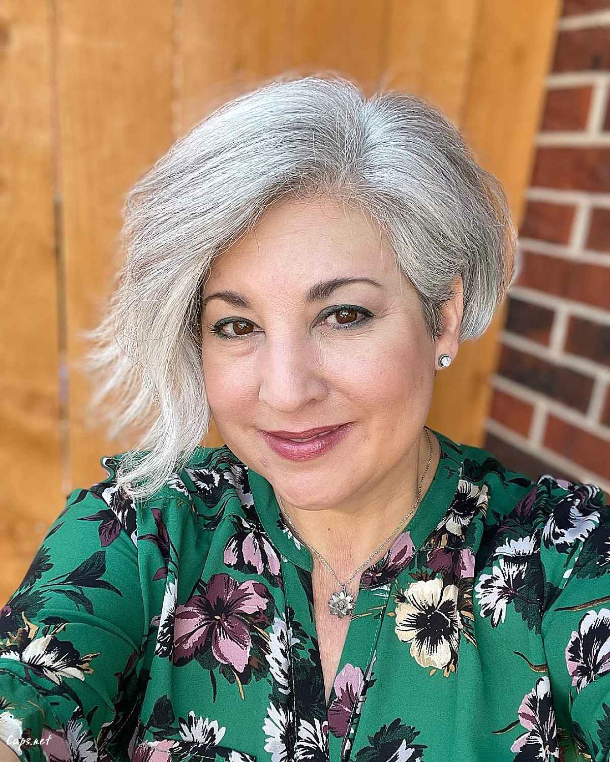 short asymmetrical bob for 60 year olds