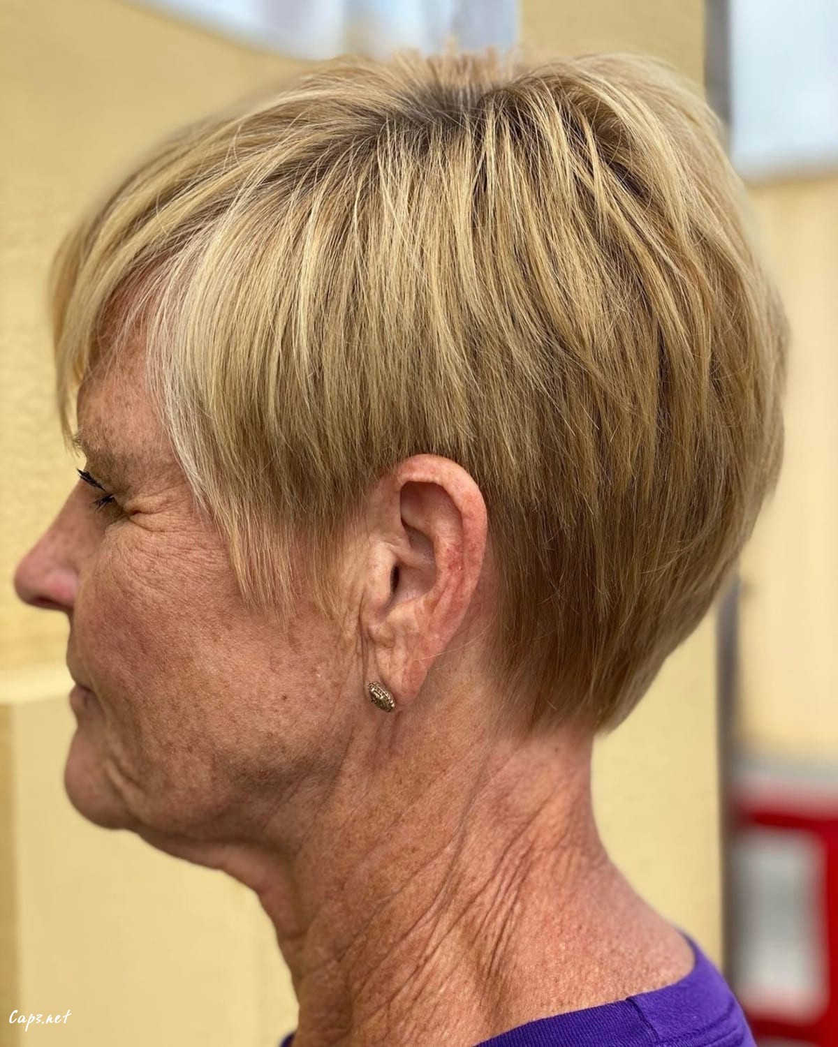 short crop for fine haired seniors
