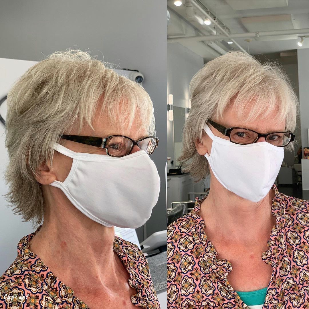 short shag for women over 50 with thin hair