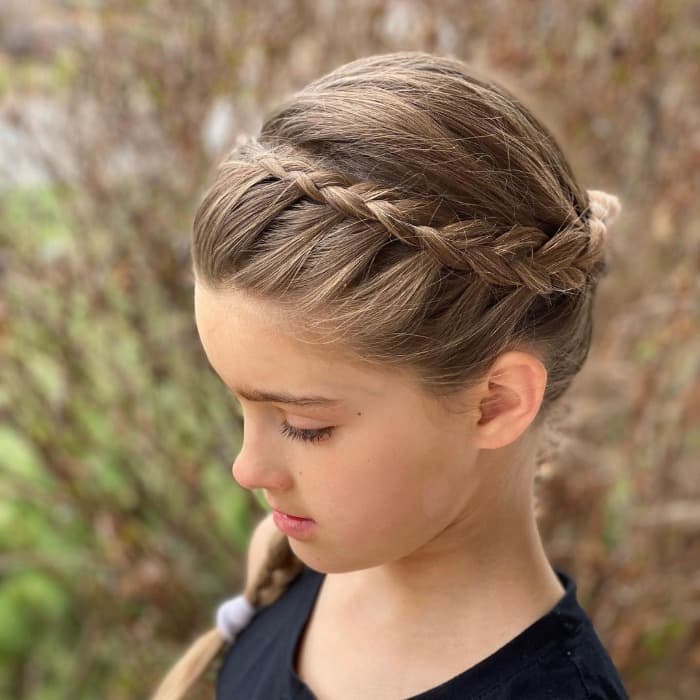 side dutch braid for girls