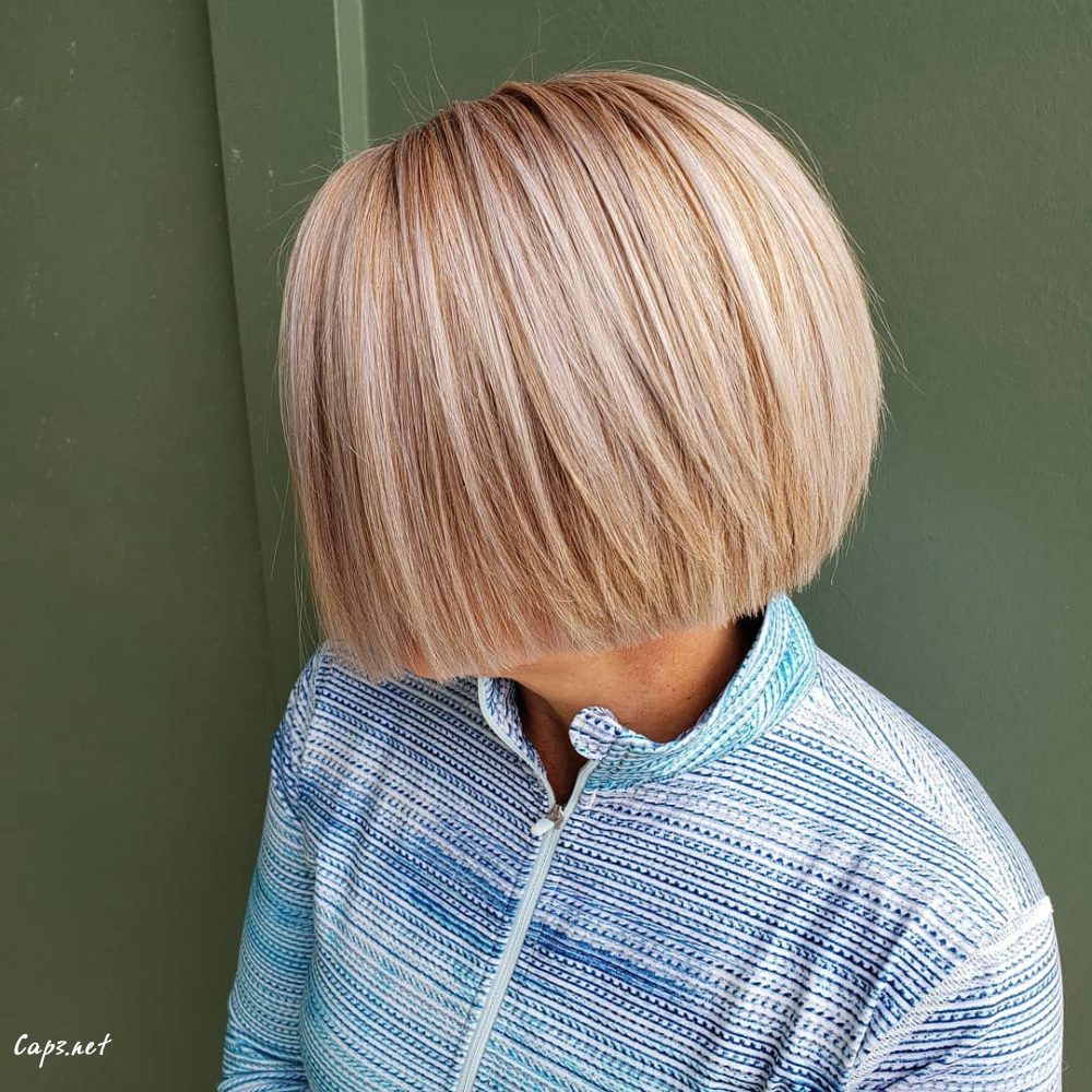 trendy blunt bob