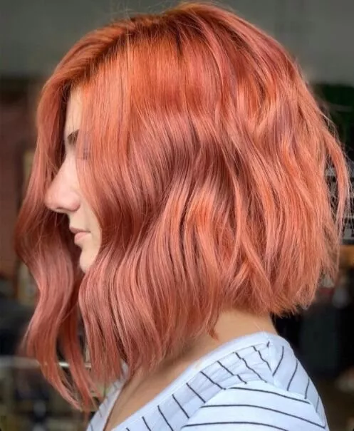 vibrant auburn hair color