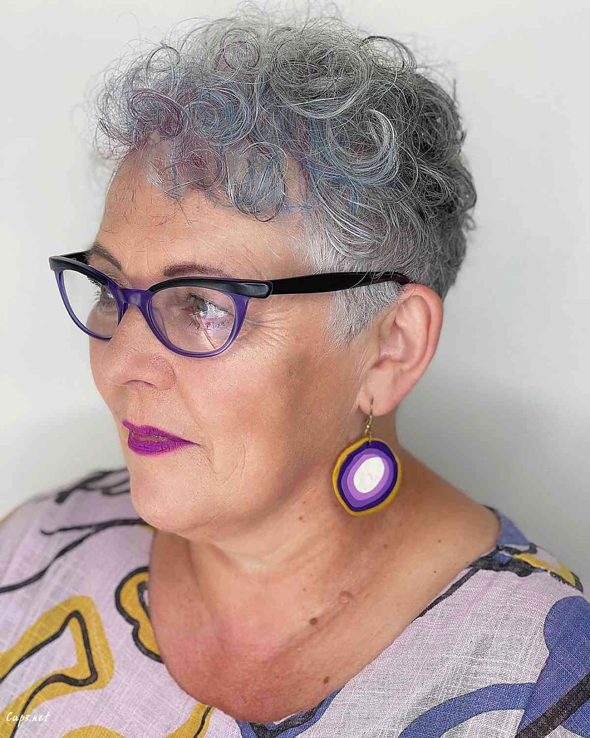 voluminous cut for women with fine hair over sixty