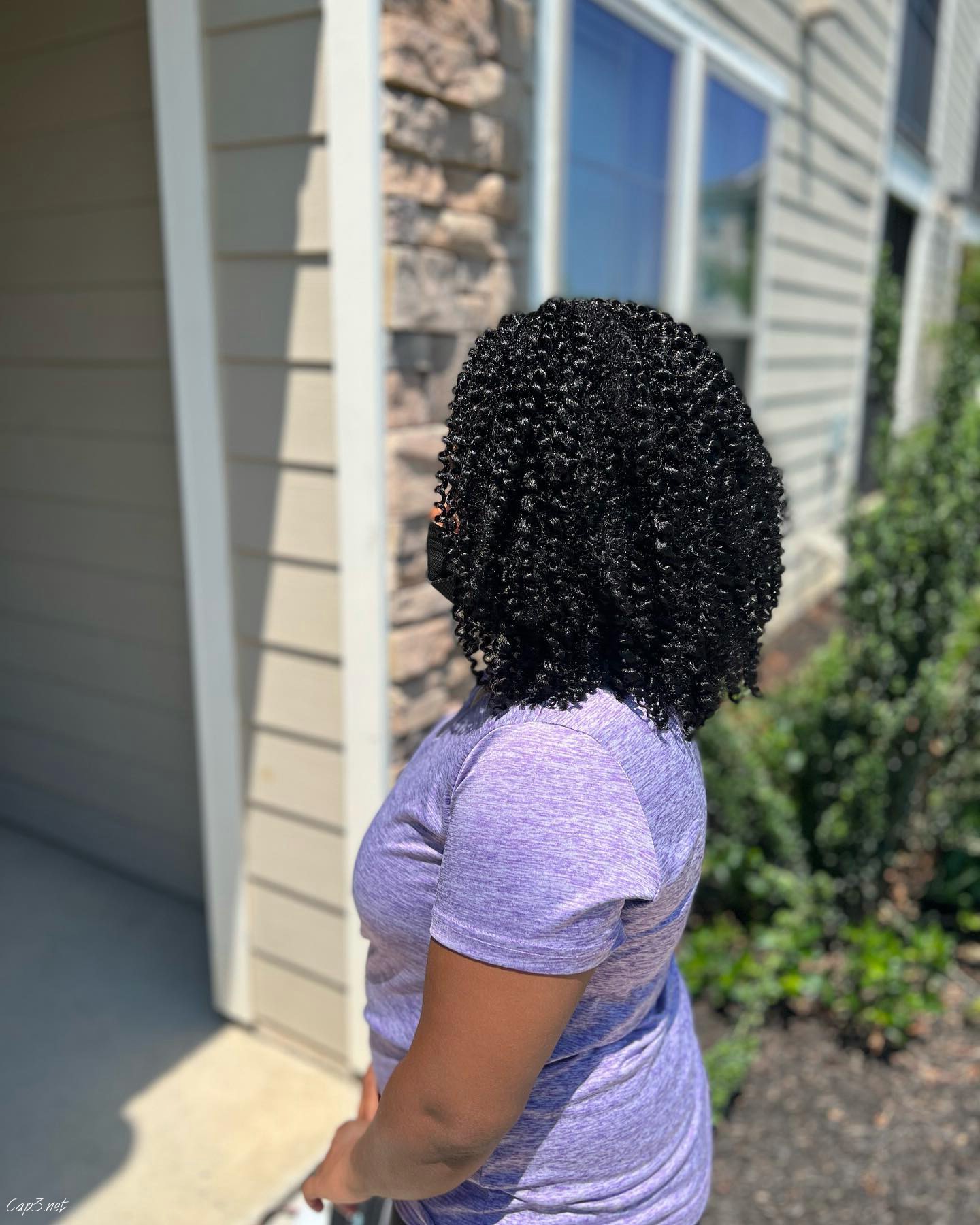 Black Curly Crochet Hair