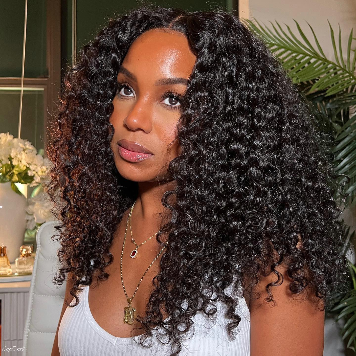 Black Long Curly Hair