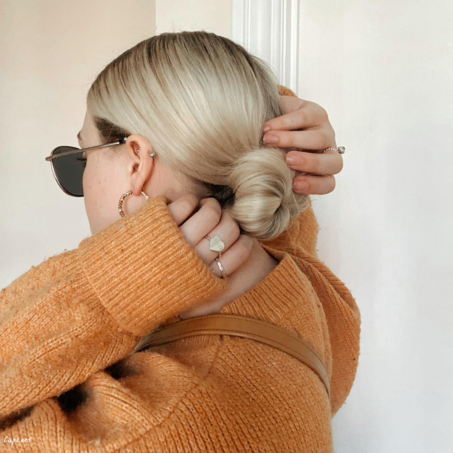 Blonde Formal Bun