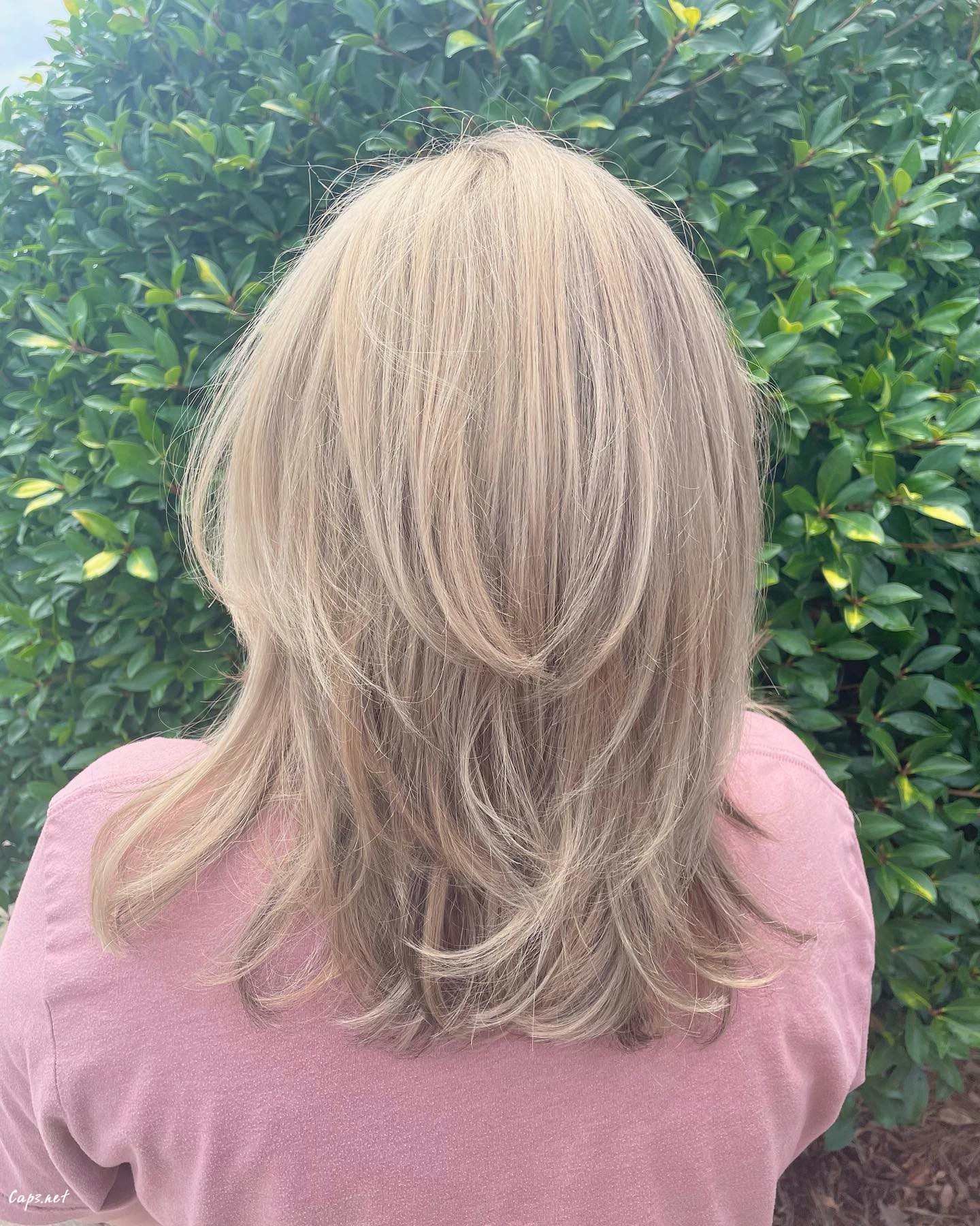 Blonde Wispy Hair