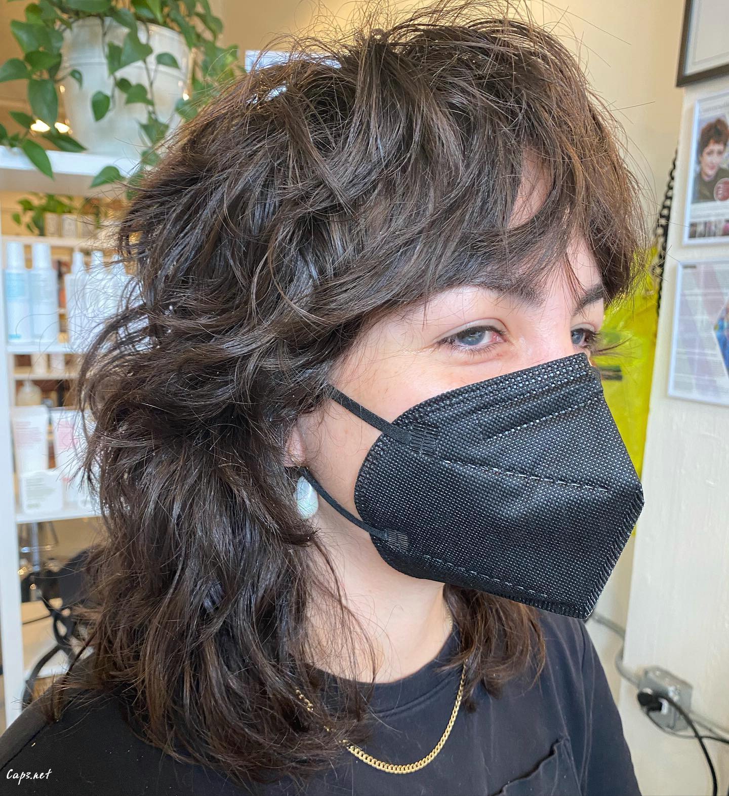 Brown Fringe Hair