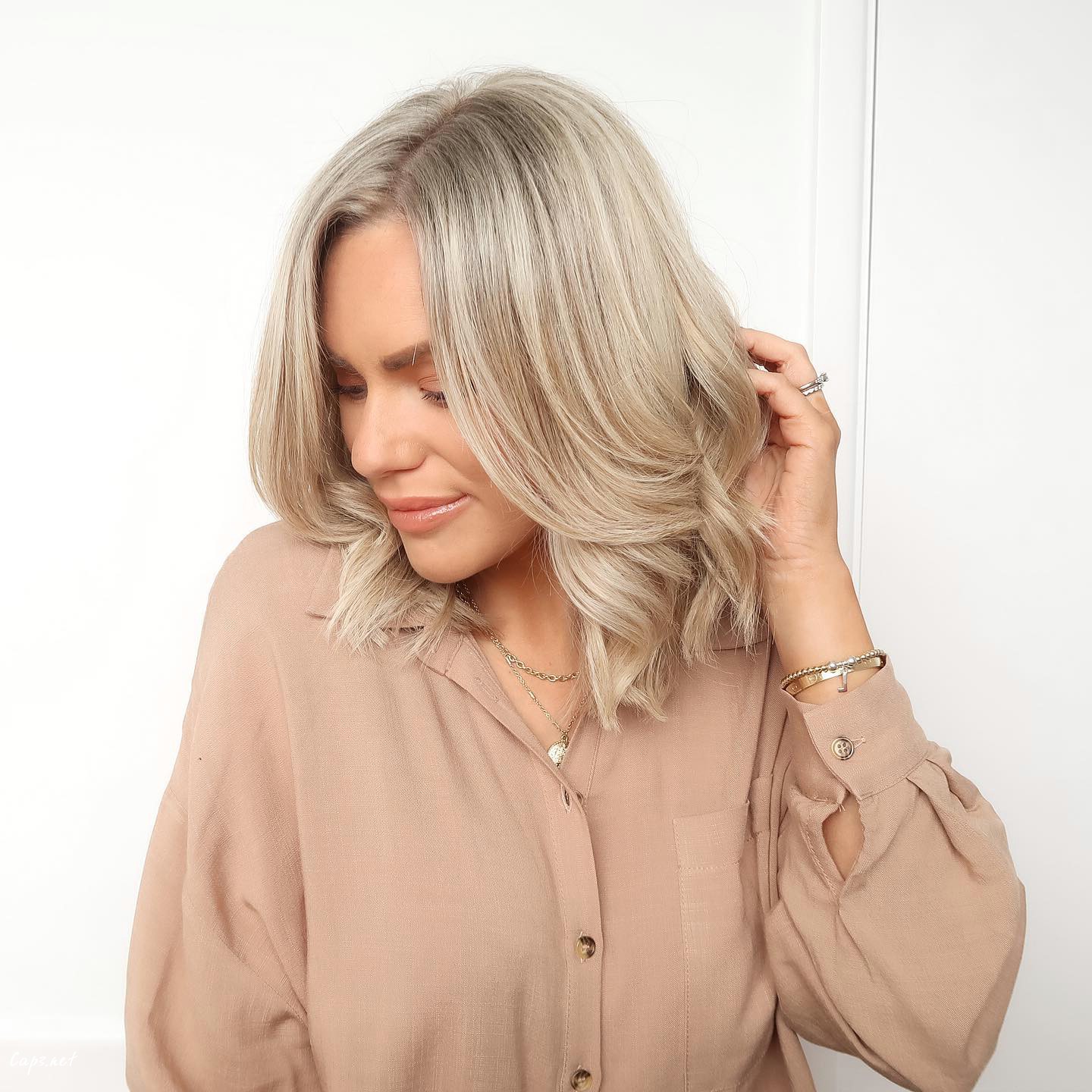 Casual Blonde Bob
