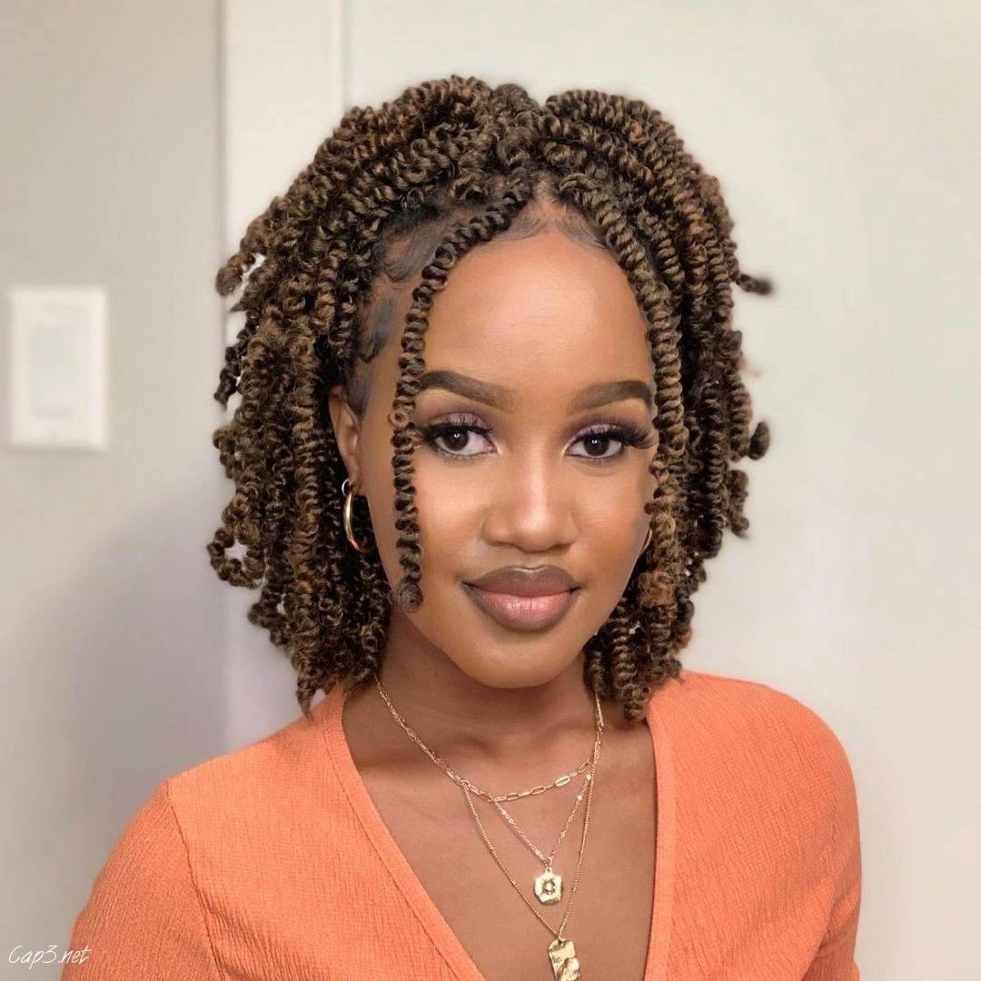 Curly Brown Crochet Hair