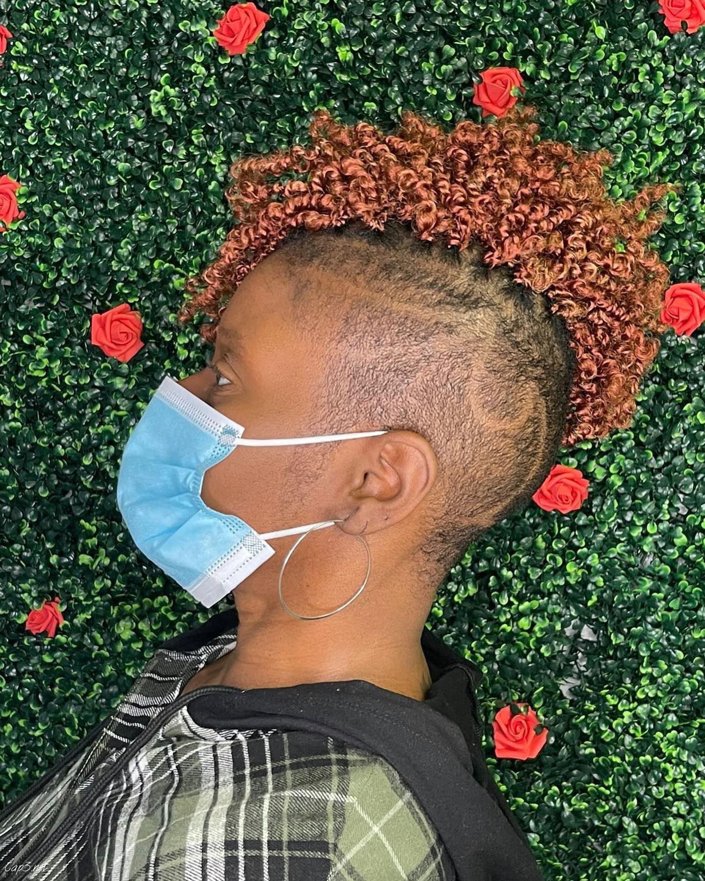 Faux Hawk Crochet Hair