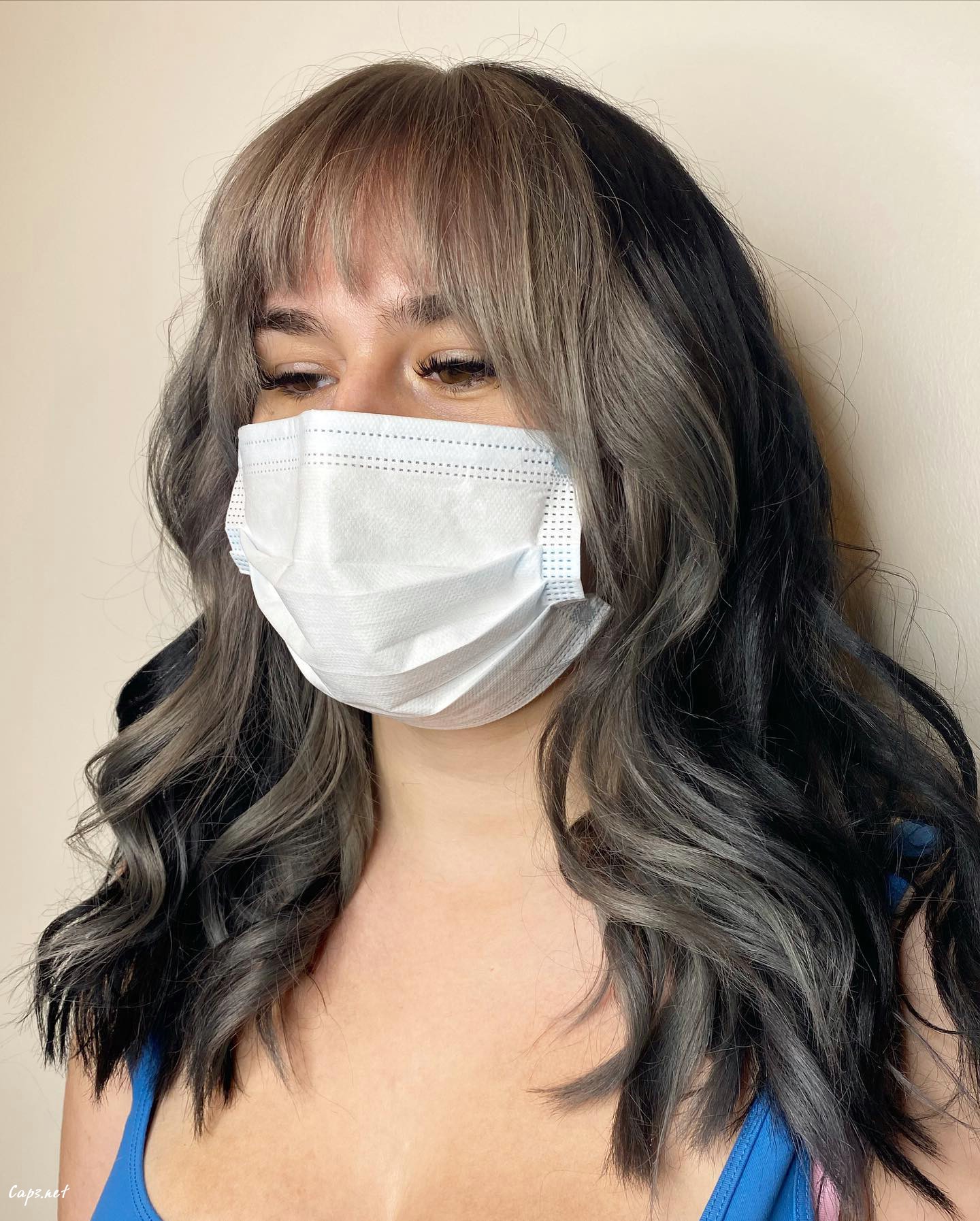 Half Split Fringe Hair