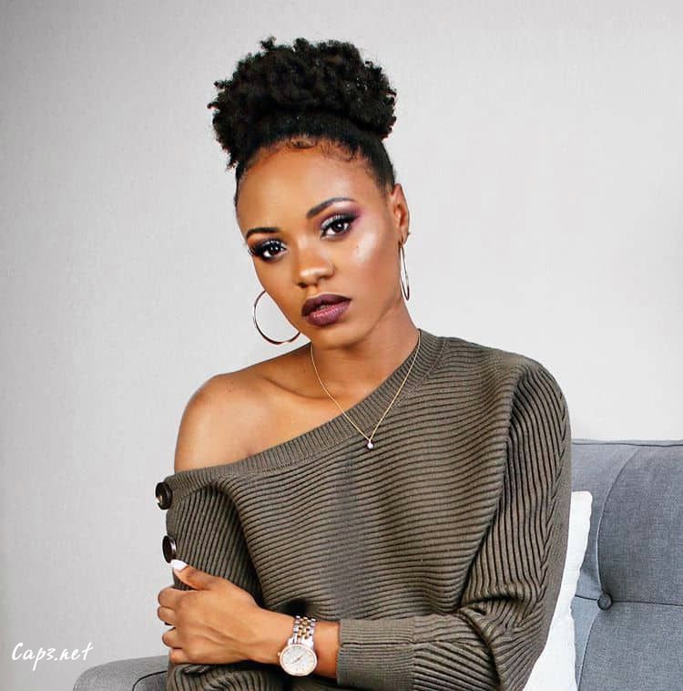 High Afro Puff
