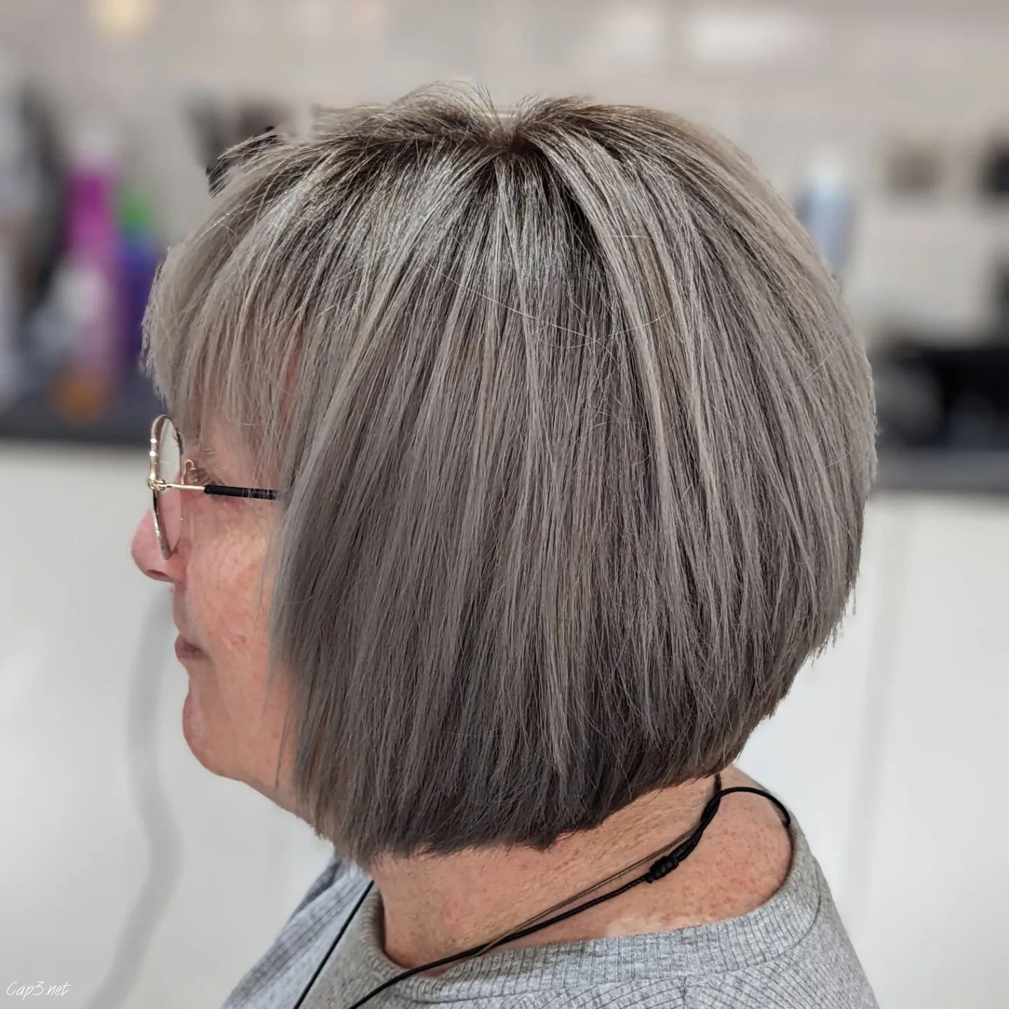 Layered Silver Bob