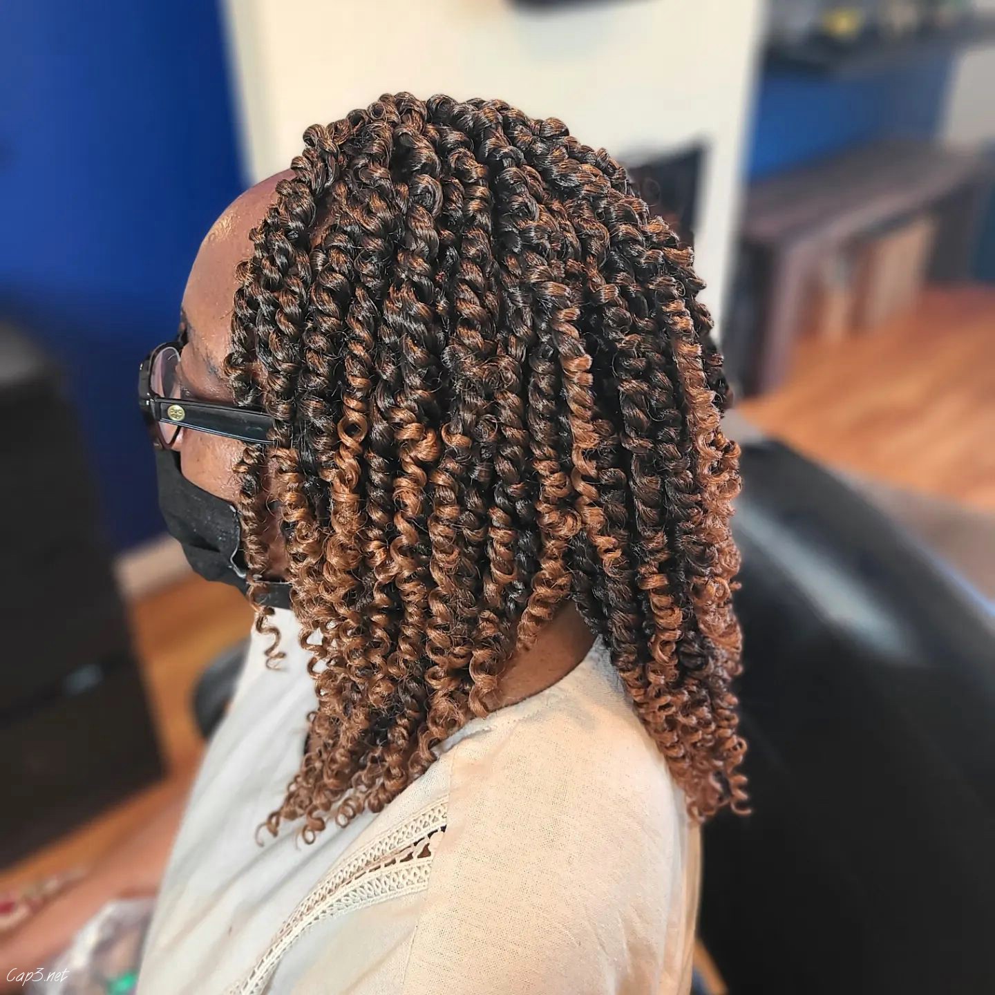 Light Brown Crochet Hairstyle