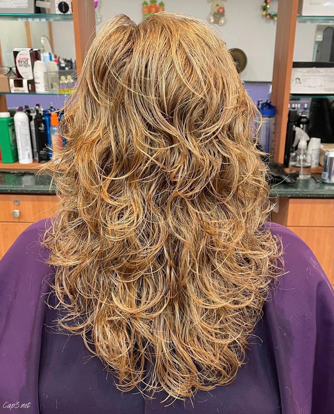 Messy Blonde Layered Cut