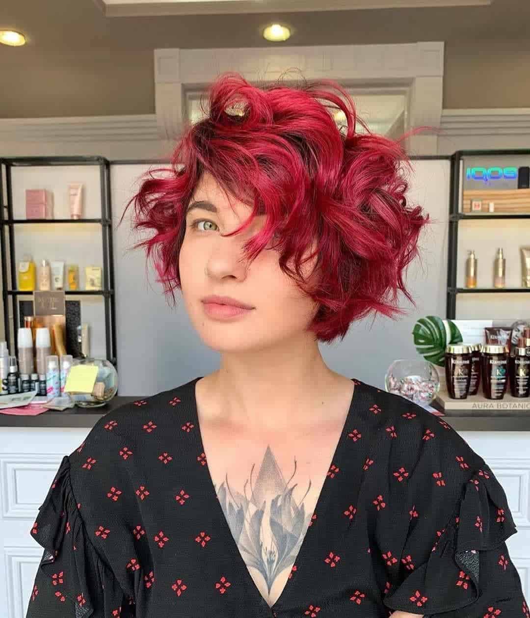 Short Curly Red Hair