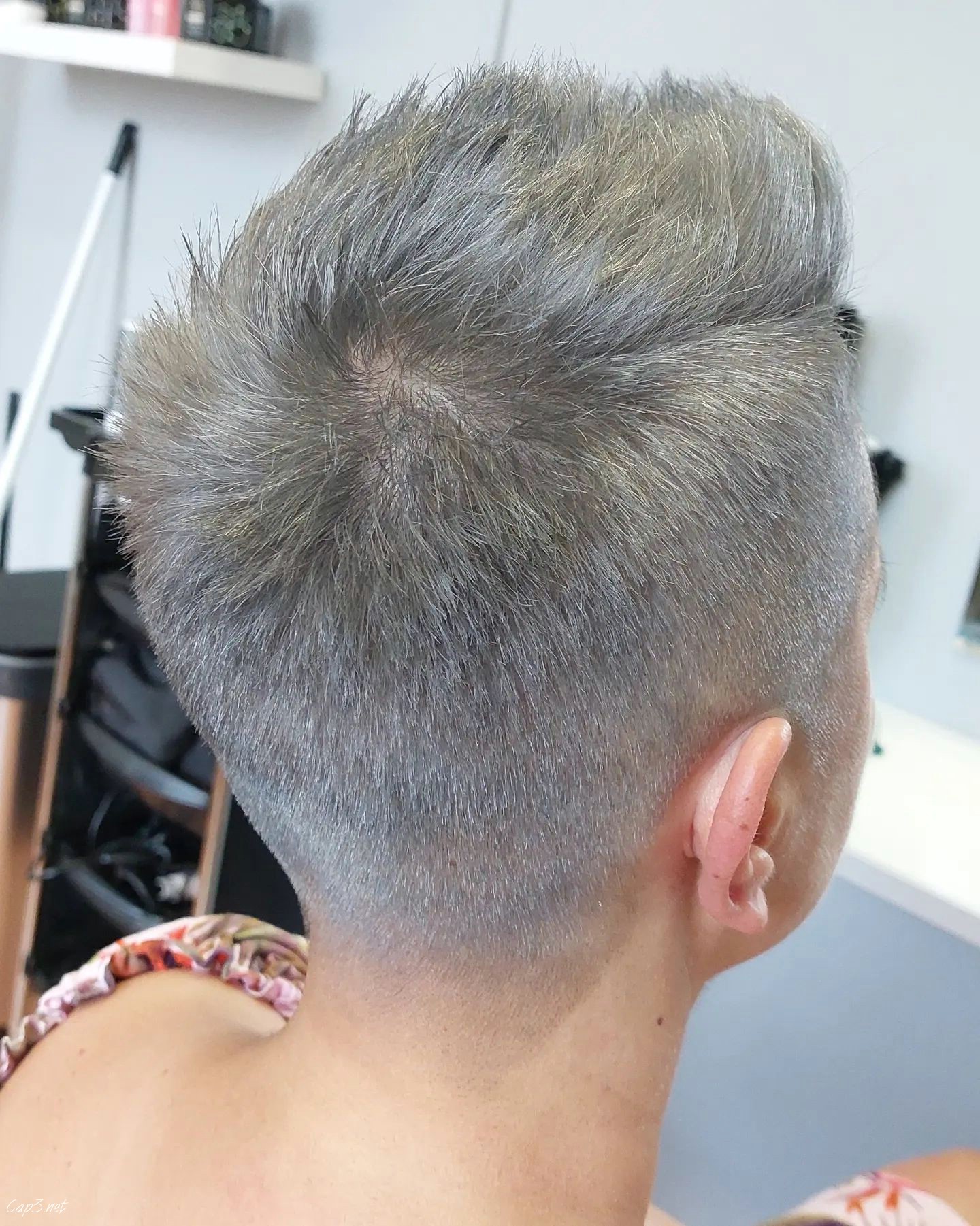 Silver Pixie Cut 1