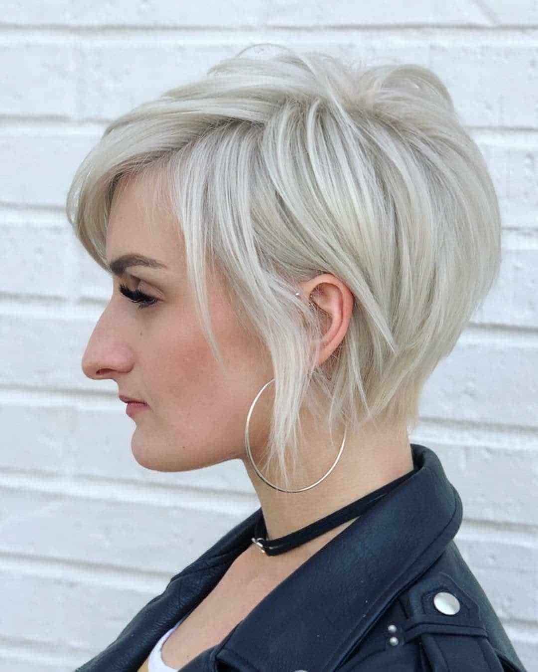 Silver Pixie Cut