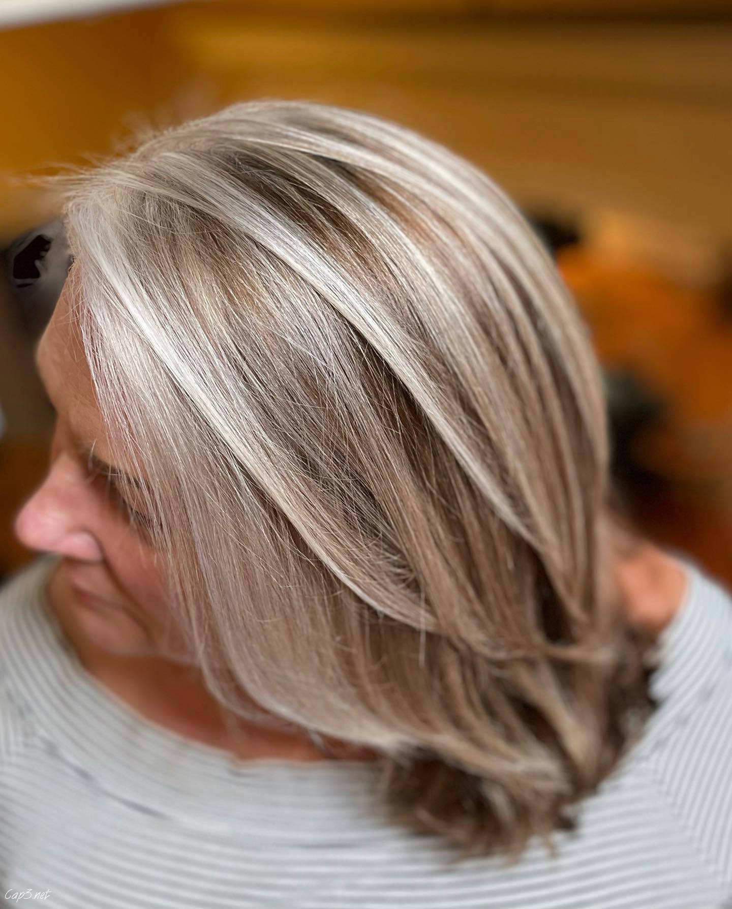 Straight Hair Grey Haircut