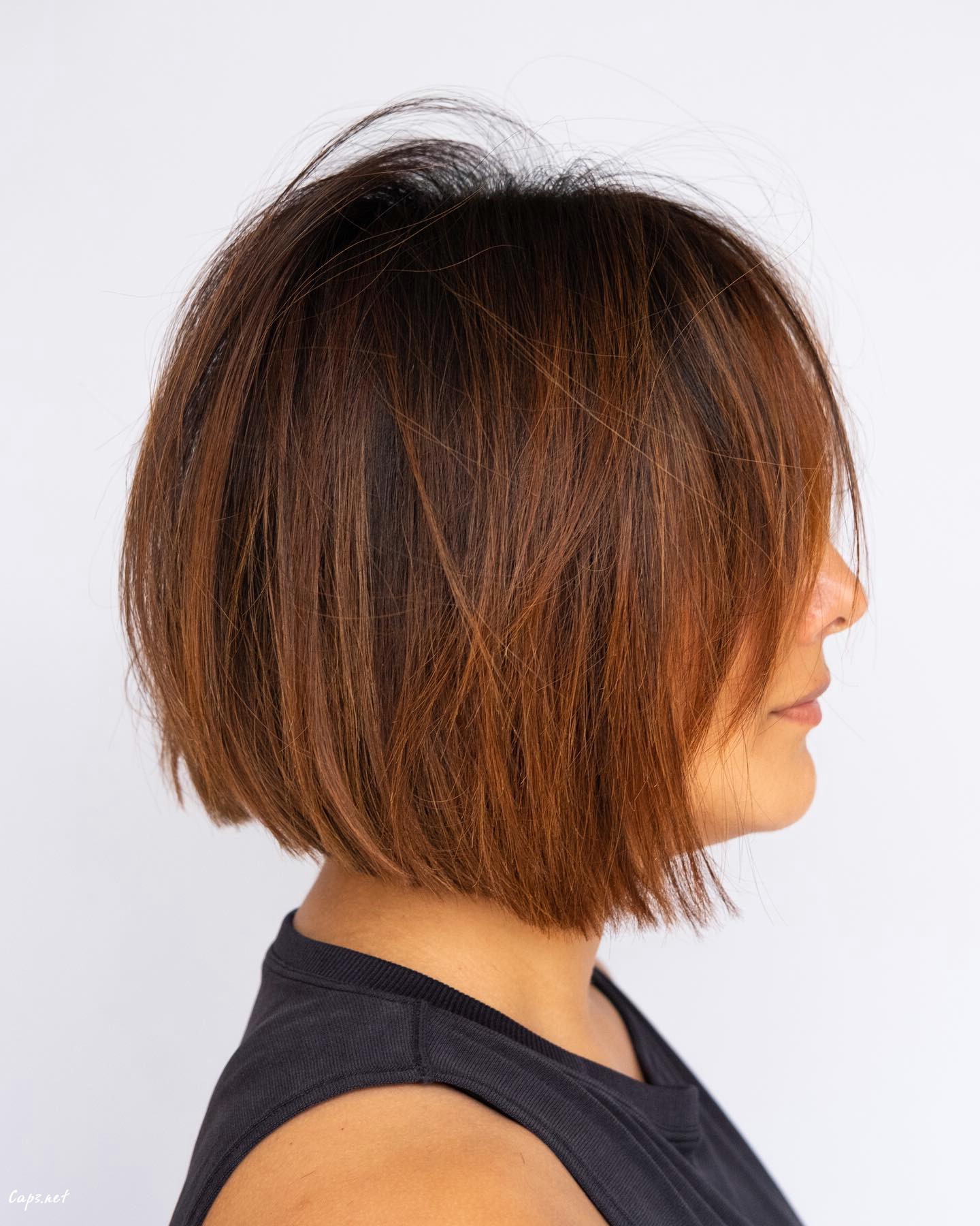 Stylish Brown Layered Hair
