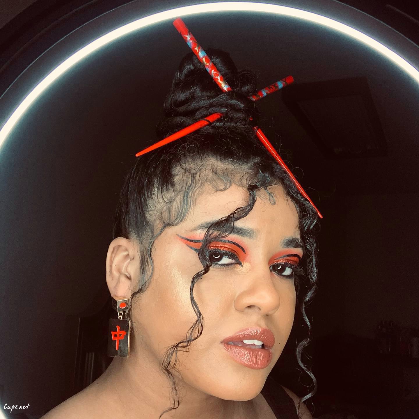 Trendy Chopstick Bun