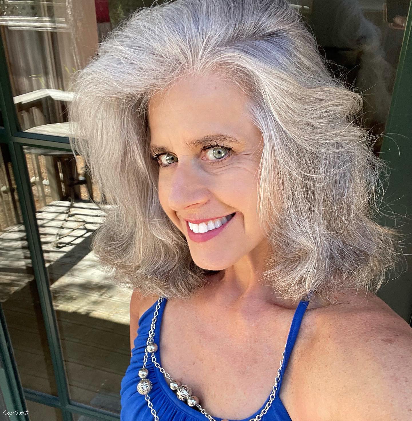 Voluminous Wispy Haircut For Mature Women