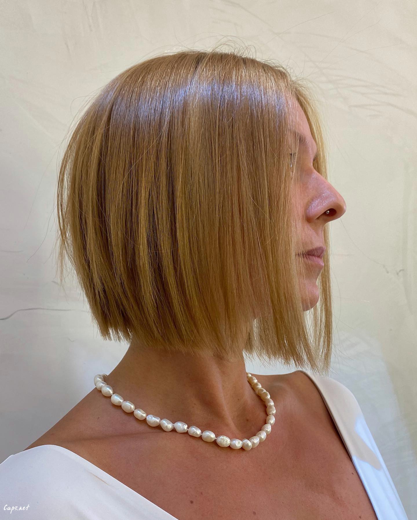Yellow Blonde Bob
