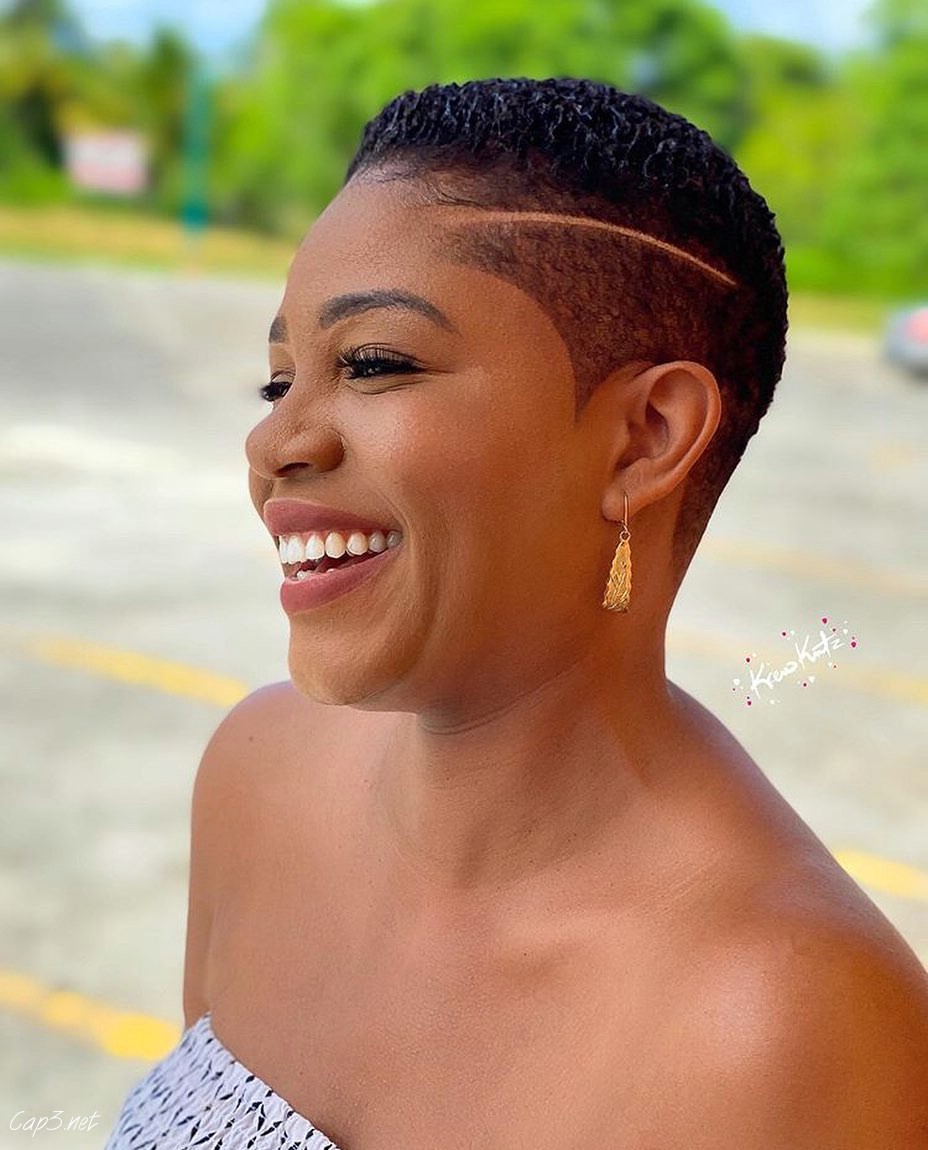 Black Buzzcut For Black Women