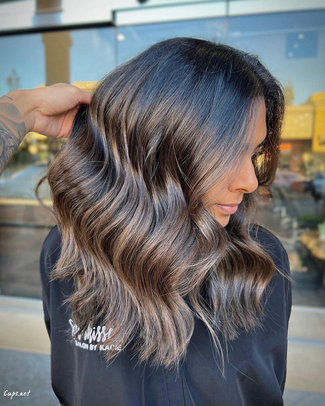 Chestnut Brown Fall Hair