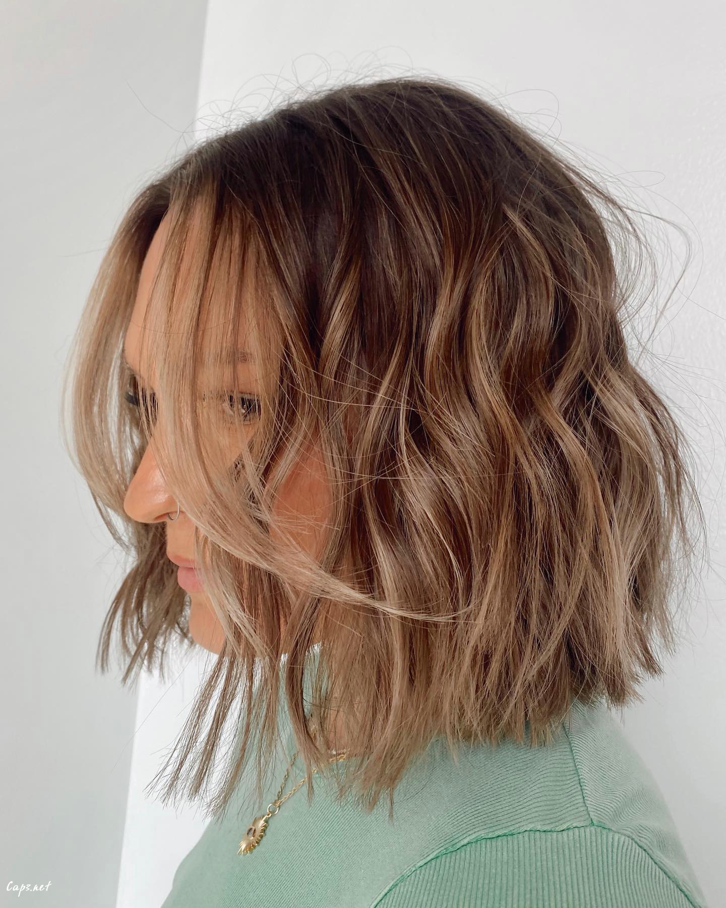 Chopped Brown Blonde Fall Color