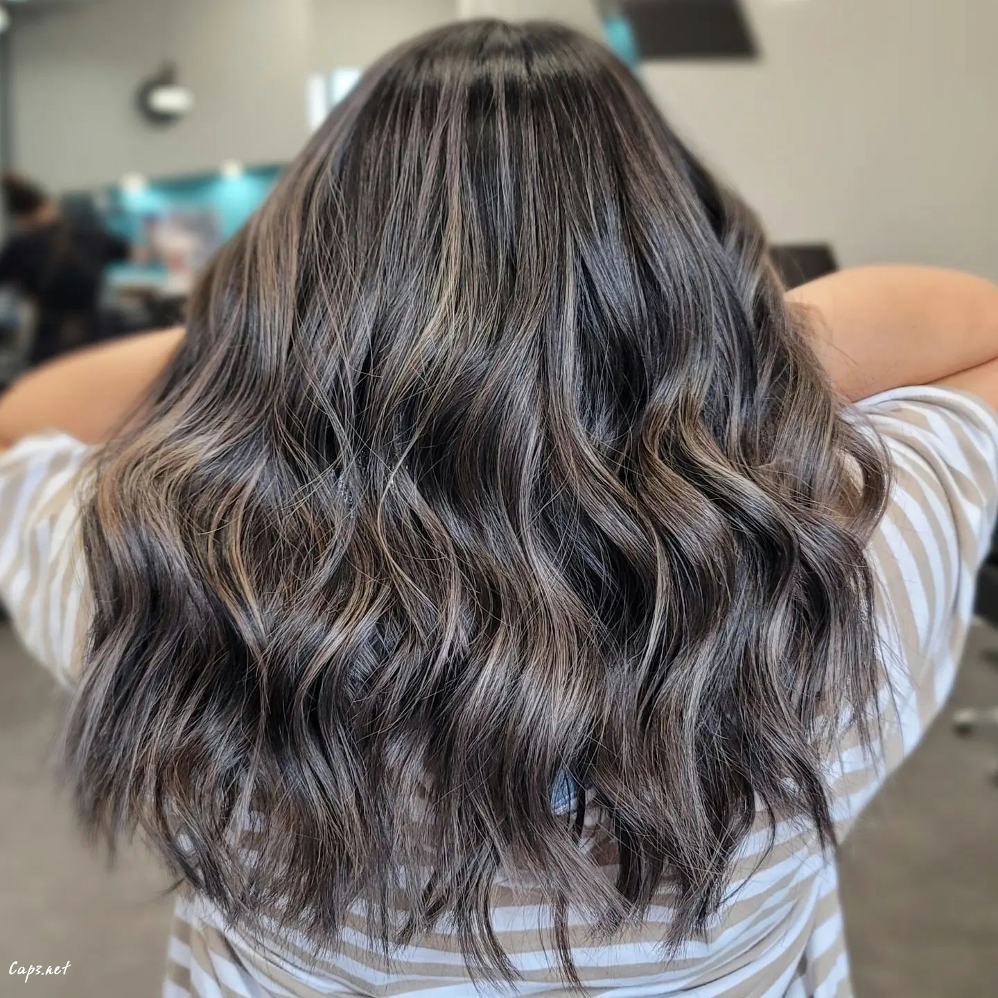 Icy Brown Fall Cut