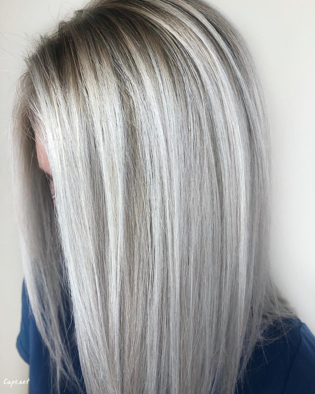 Icy White Fall Hair