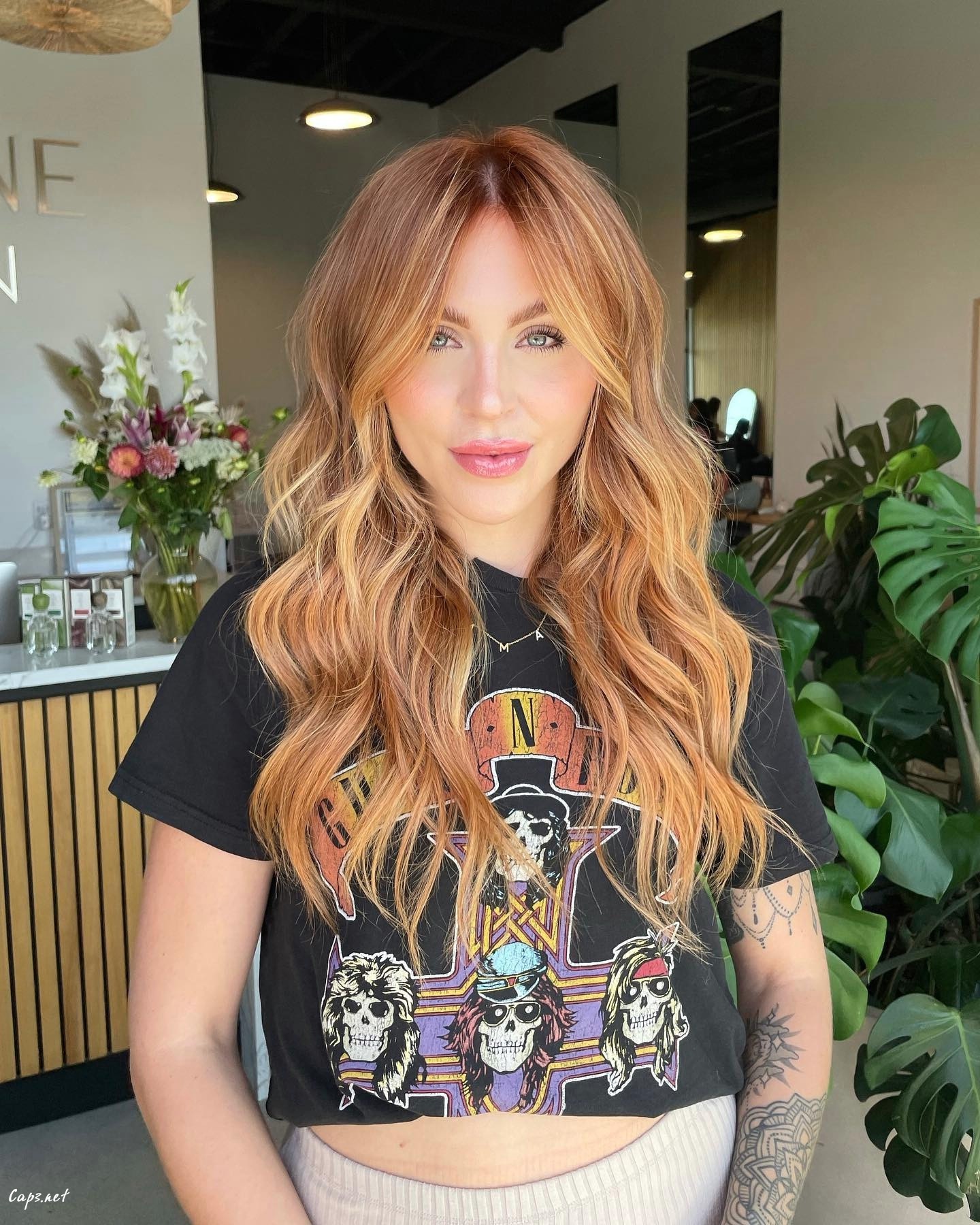 Light Orange Fall Hair