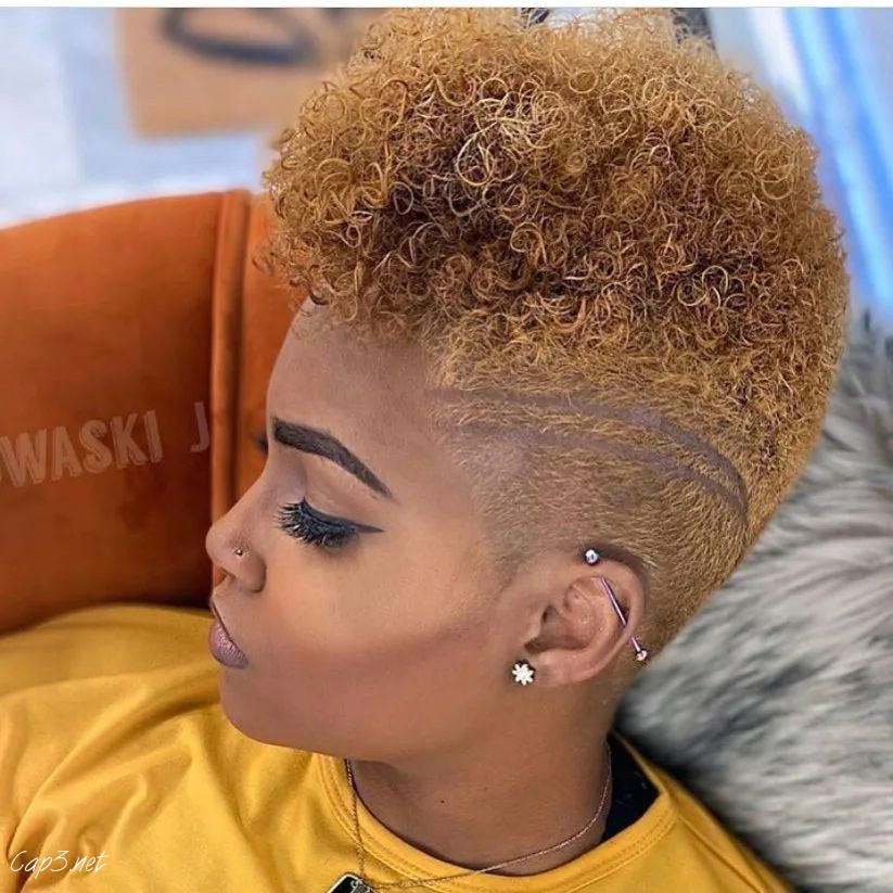 Messy Curly Look For Black Girls