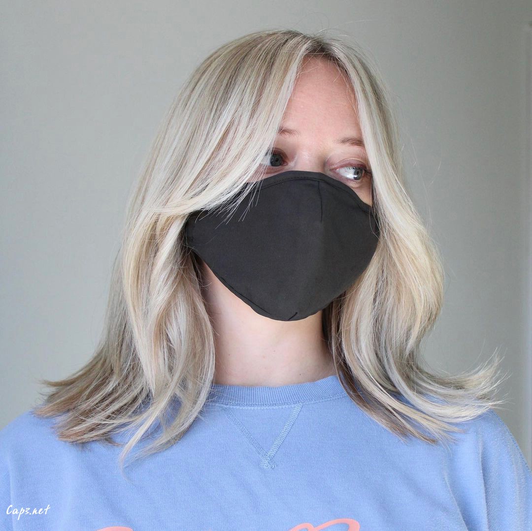 Platinum Hair Color Curtain Bangs