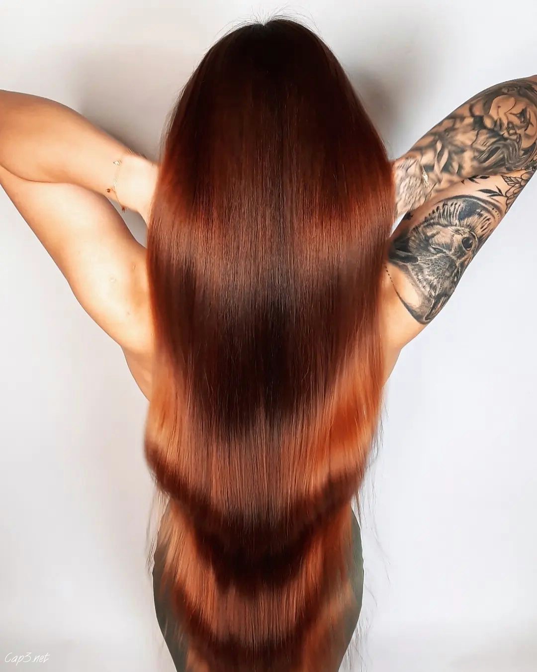 Rich Brown Glass Hairstyle