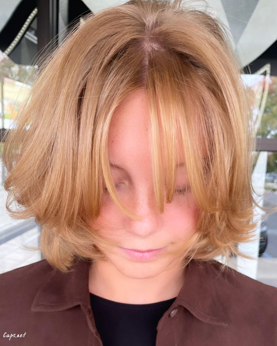 Short Hair Curtain Bangs