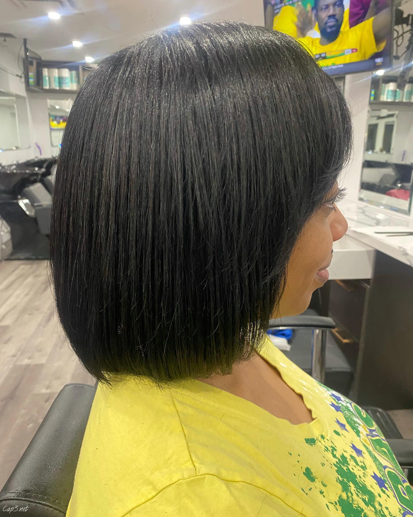 Simple Dark Brown Bob