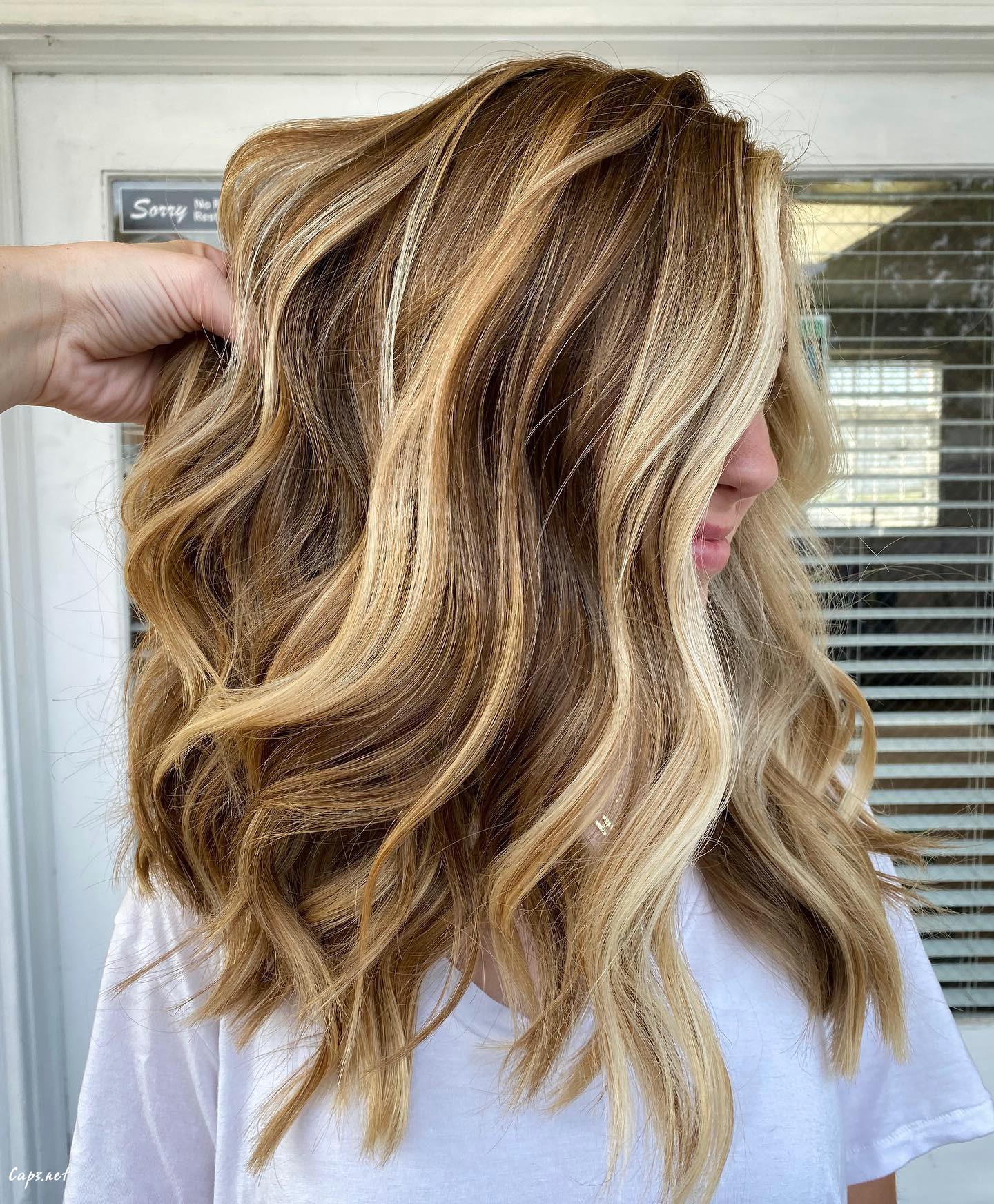 Voluminous Blonde Rich Hair