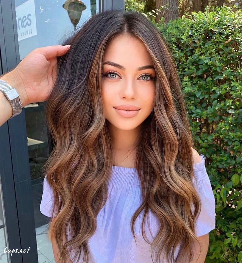 Warm Colored Brown Fall Hair