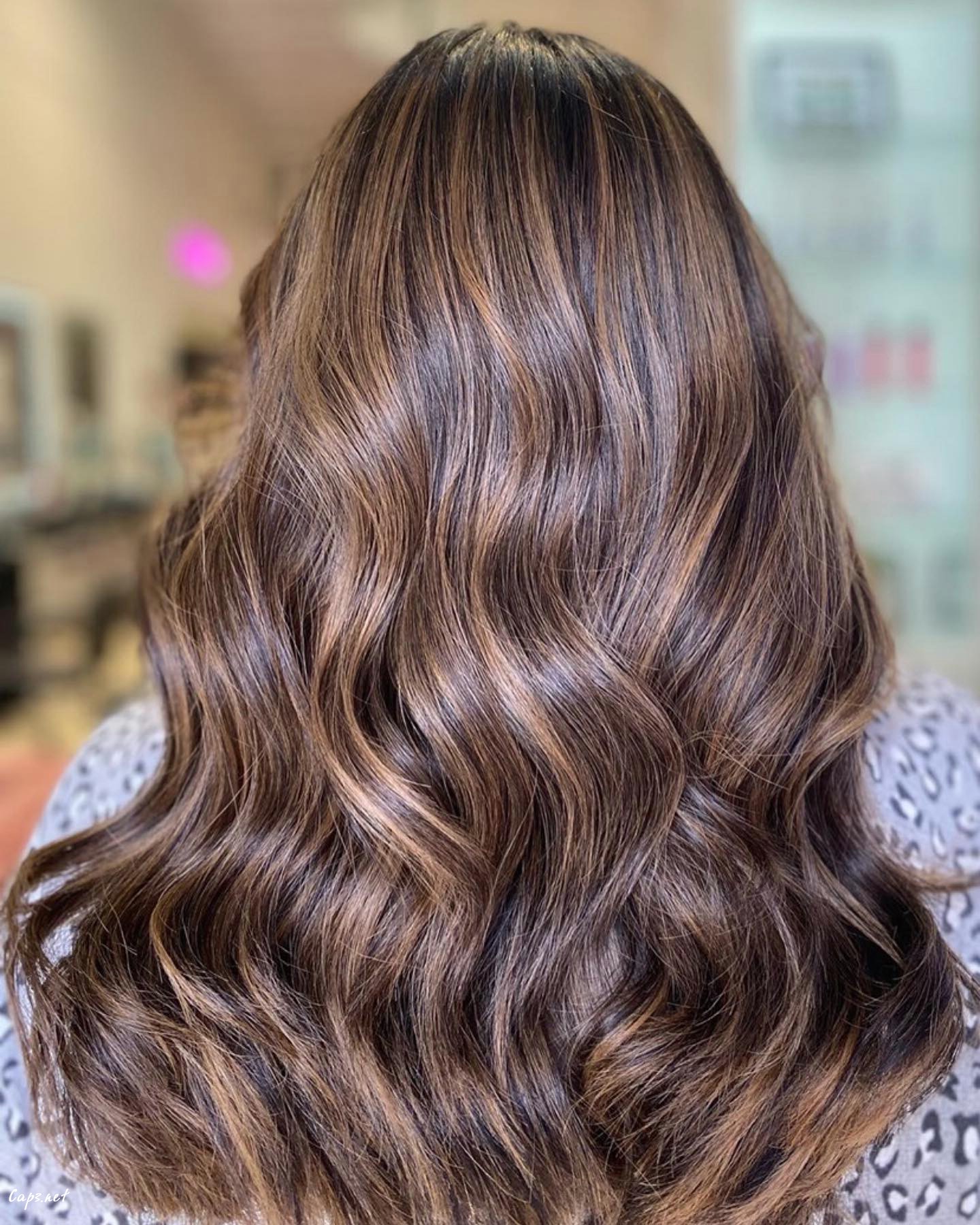 Warm Toned Brown Balayage