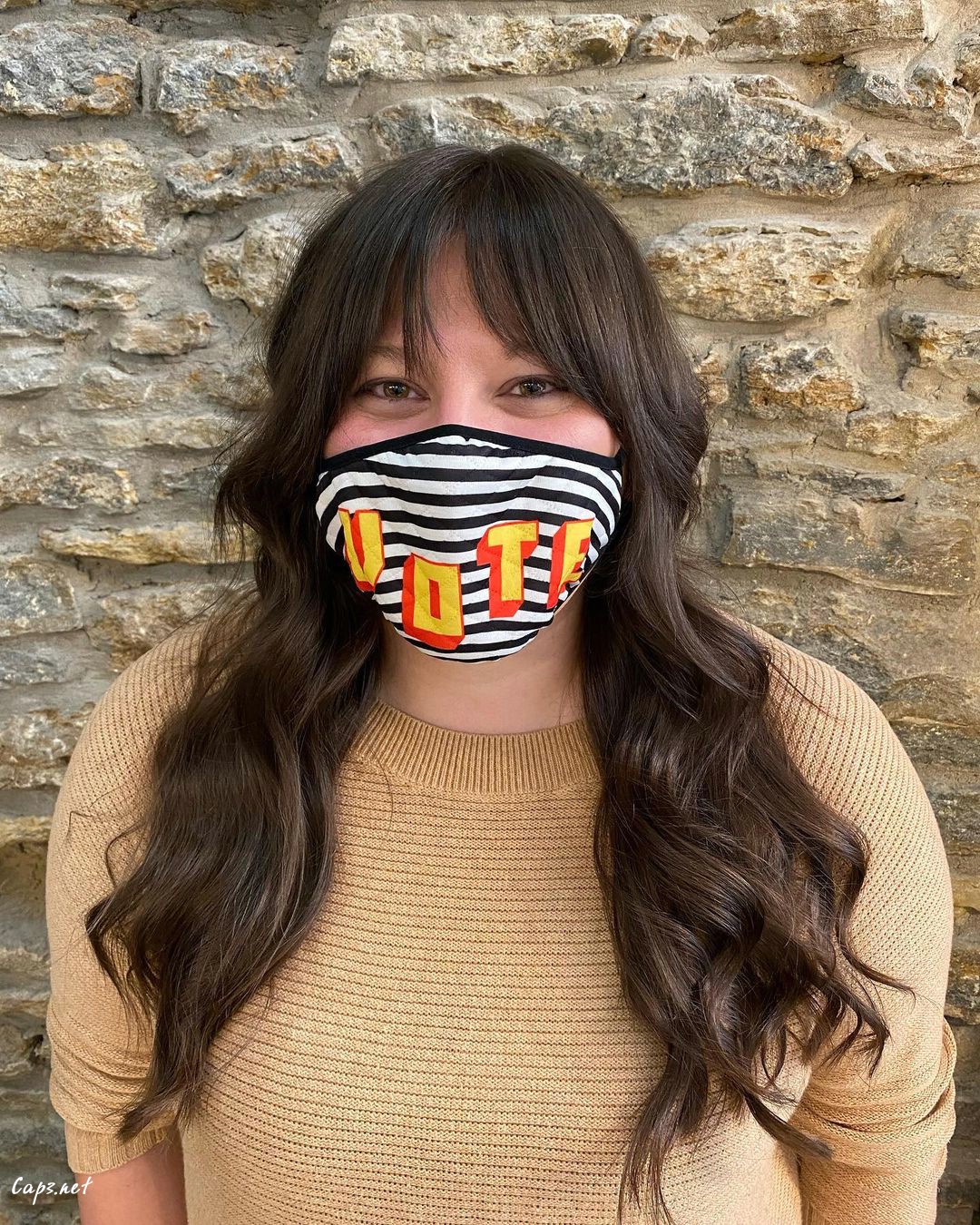 Wispy Voluminous Curtain Bangs