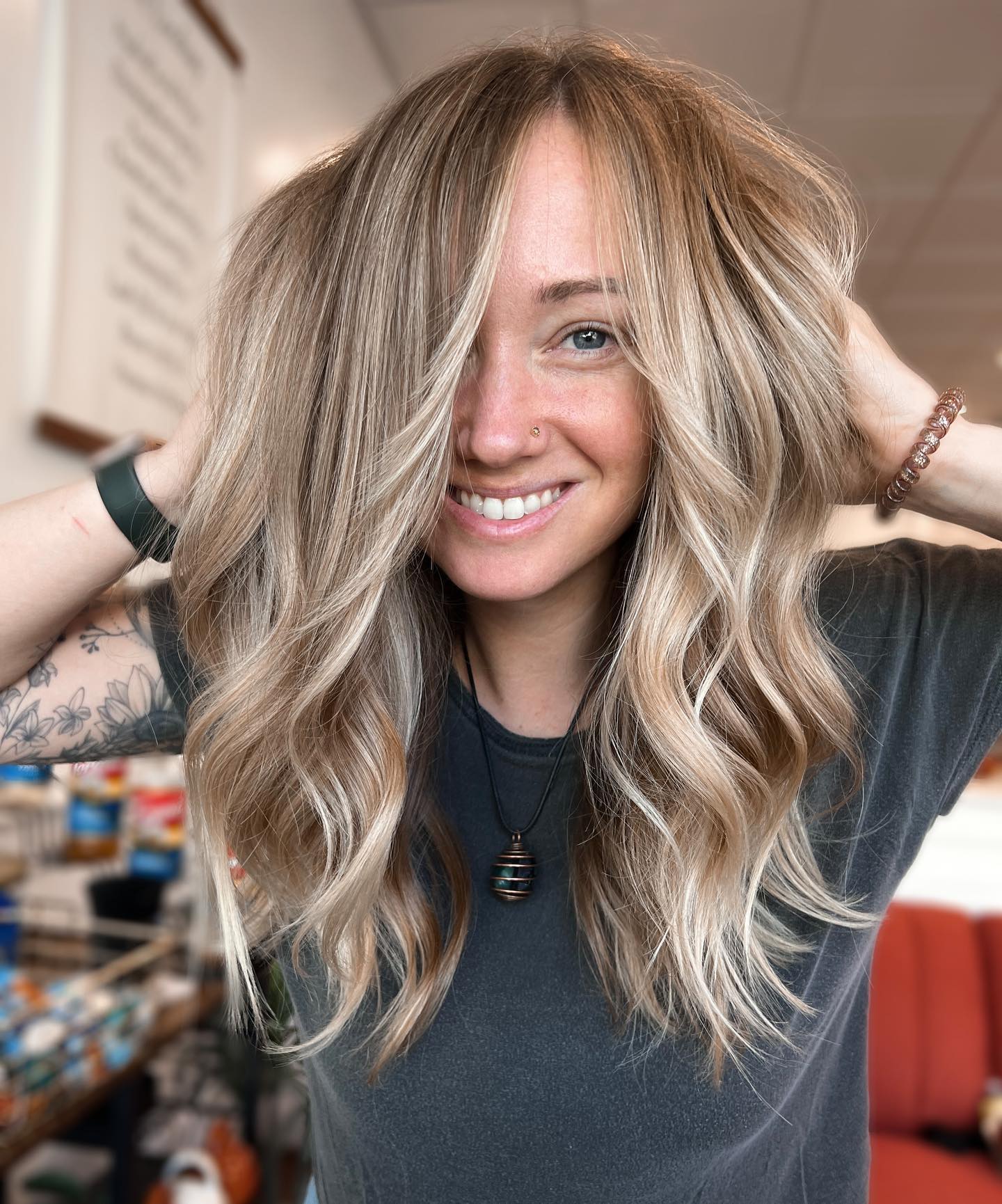 Yellow Toned Blonde Hair