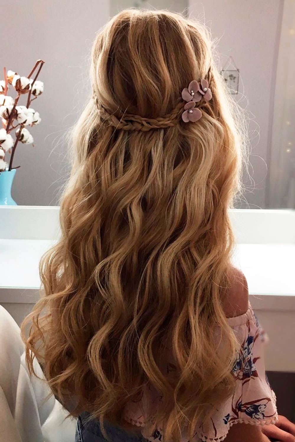 Braided Half Up Half Down Hairstyles