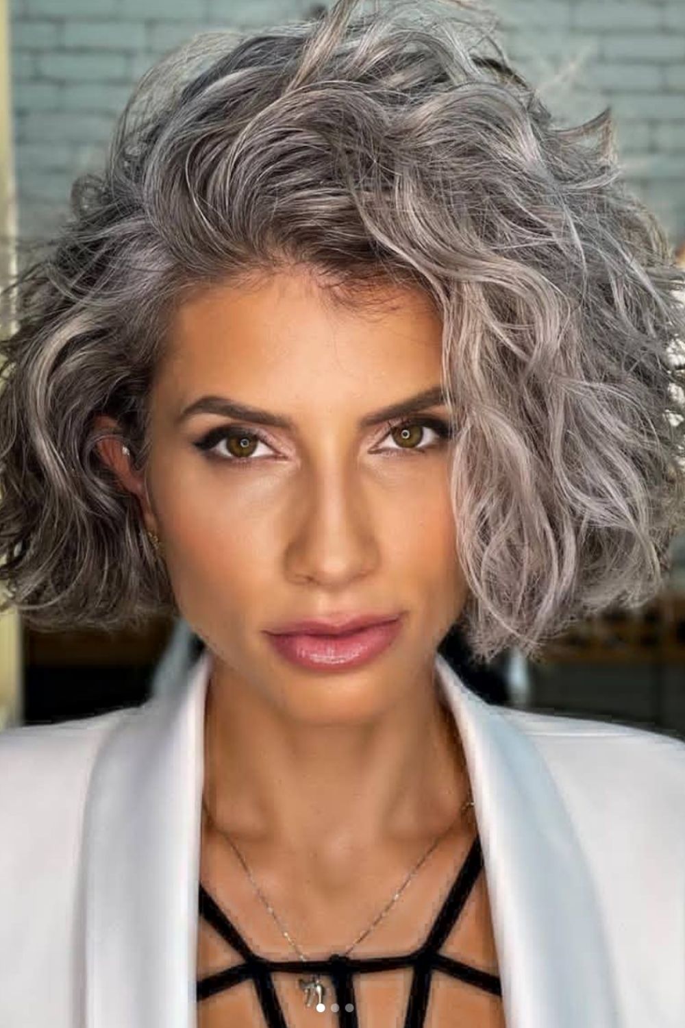 Curly bob hairstyle 1