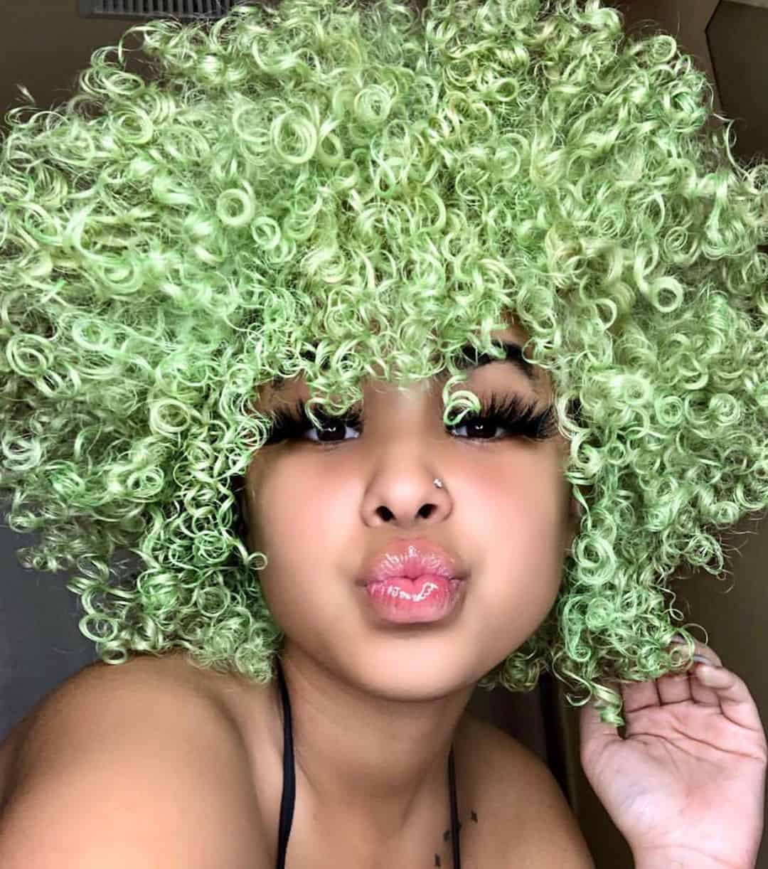 Green Temporary Hair Dye