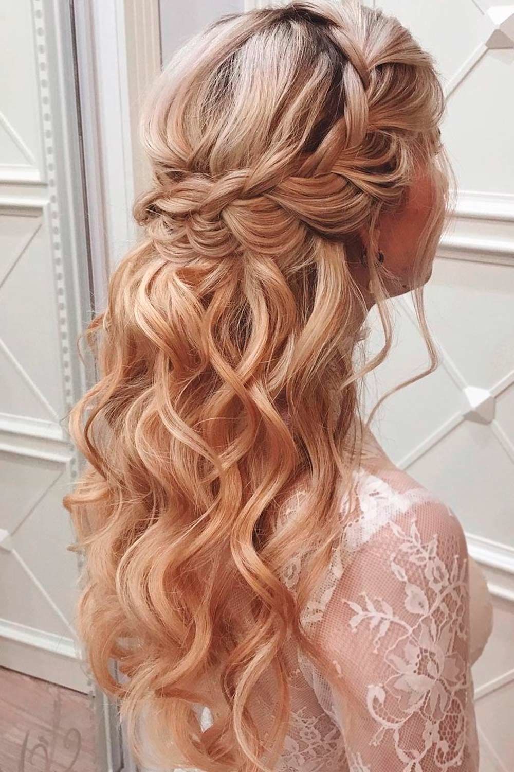 Half Up Updo For Wavy Hair 2